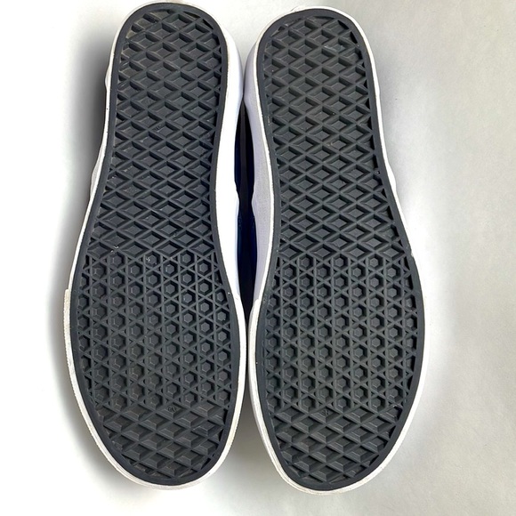 VANS•CLASSIC SLIP ON•NAVY BLUE SUADE/CANVAS•MENS 7.5 / WOMENS 9 - Picture 6 of 6